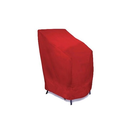 Eevelle MERIDIAN Series, Stackable Chairs Cover - Red, 33.5L x 25.5W x 45H MDCPSM-RED